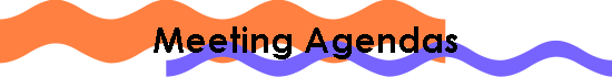 Meeting Agendas